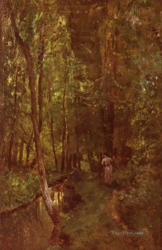 francois lienzo - Francois Le Ru De Valmondois Barbizon Impresionismo paisaje Charles Francois Daubigny bosque bosque
